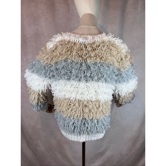 Vintage MCM 1970s Shaggy Sweater Tally Ho Size Medium - Picture 4 of 7